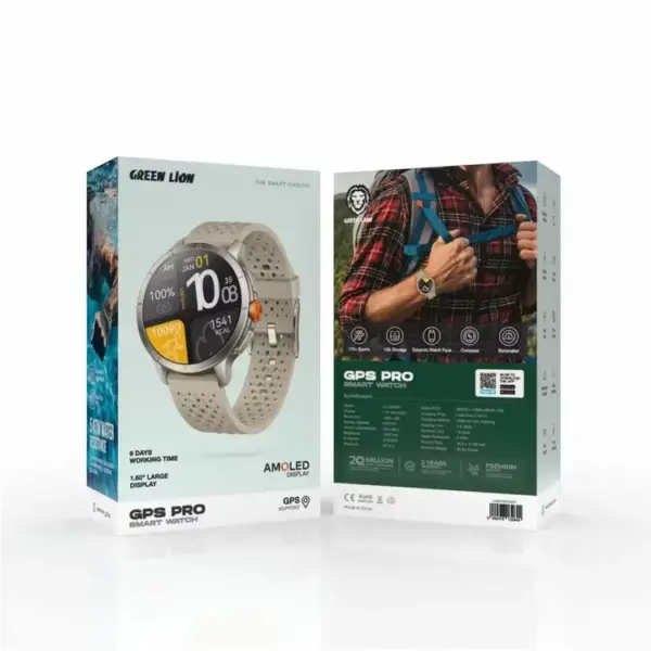 GREEN LION SMART WATCH GPS PRO | GL-SWA41 | WHITE